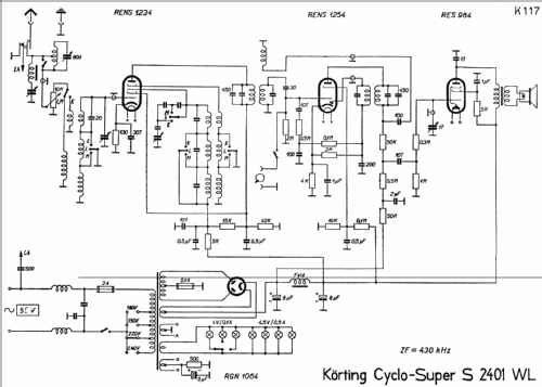 Cyclo-Super S2401WL; Körting-Radio; (ID = 221617) Radio