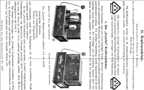 Excello-Musikverstärker LKW 3872; Körting-Radio; (ID = 834042) Ampl/Mixer