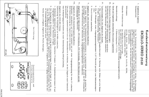 Excello-Stereo 21520; Körting-Radio; (ID = 1343897) Radio