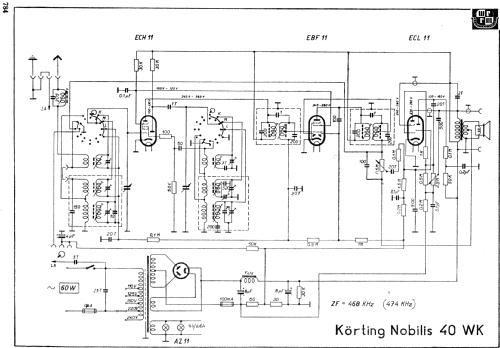 Körting Nobilis 40 WK 40WK; Körting-Radio; (ID = 2106807) Radio