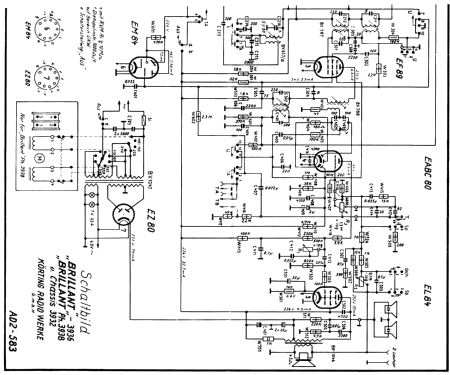 Brillant 3936 Ch= 3932; Neckermann-Versand (ID = 783315) Radio