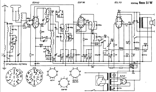 Neos 51W; Körting-Radio; (ID = 721882) Radio