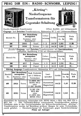 NF-Trafo Nr. 4018; Körting-Radio; (ID = 2880963) mod-past25