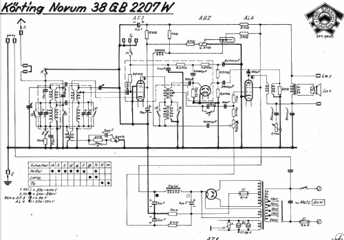 Novum 38 GB2207W; Körting-Radio; (ID = 1027525) Radio