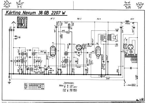 Novum 38 GB2207W; Körting-Radio; (ID = 1397106) Radio