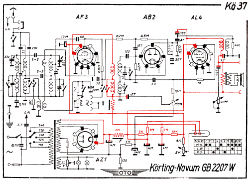 Novum 38 GB2207W; Körting-Radio; (ID = 2953799) Radio