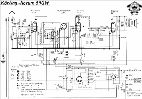 Novum 39GW; Körting-Radio; (ID = 1027529) Radio