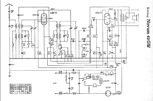 Novum 40GW; Körting-Radio; (ID = 4735) Radio