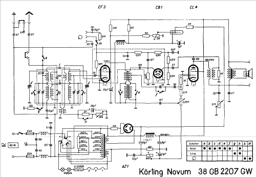 Novum GB2207GW; Körting-Radio; (ID = 609674) Radio