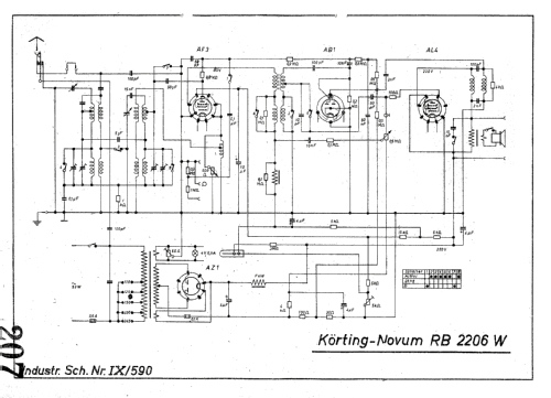 Novum RB2206W; Körting-Radio; (ID = 457103) Radio