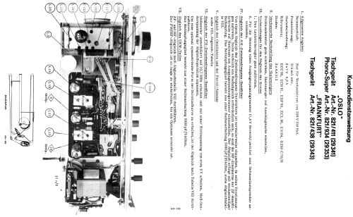 Oslo 29341 Art.Nr. 821/411; Körting-Radio; (ID = 888993) Radio