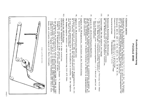 Piccolo 20130 Art.Nr. 821/10; Körting-Radio; (ID = 2473201) Radio