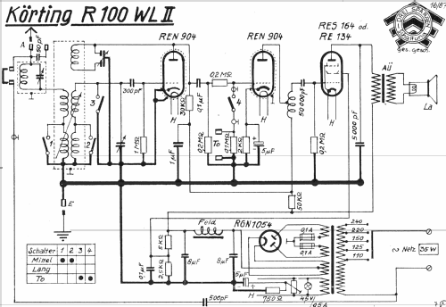 R100WL; Körting-Radio; (ID = 1069778) Radio