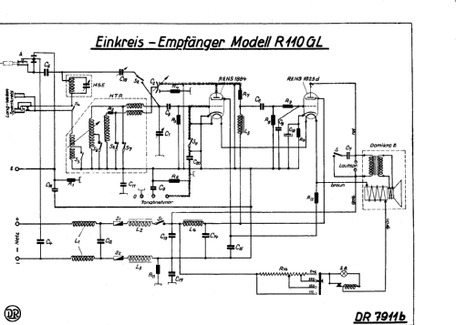 R110GL; Körting-Radio; (ID = 578895) Radio