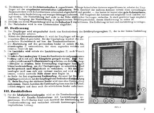 Saxonia RB3300GW; Körting-Radio; (ID = 1353692) Radio