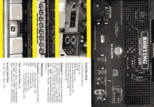 Dynamic-Stereo Ch= 21730 Art.Nr. 821/72; Neckermann-Versand (ID = 2383977) Radio