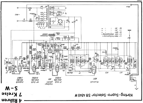 Supra-Selector SB4345W; Körting-Radio; (ID = 14365) Radio