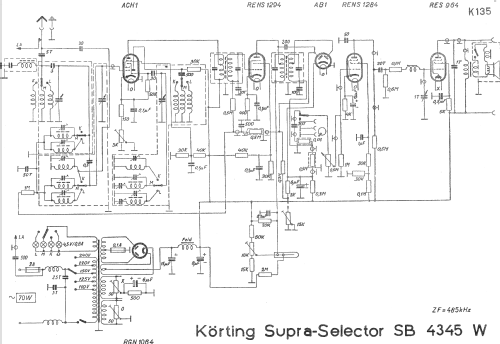 Supra-Selector SB4345W; Körting-Radio; (ID = 1468141) Radio