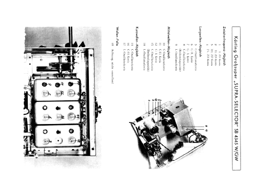 Supra-Selector SB4345W; Körting-Radio; (ID = 37457) Radio