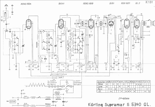 Supramar S5340GL; Körting-Radio; (ID = 1467638) Radio