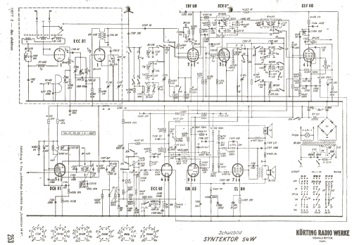 Syntektor 54W; Körting-Radio; (ID = 2013585) Radio