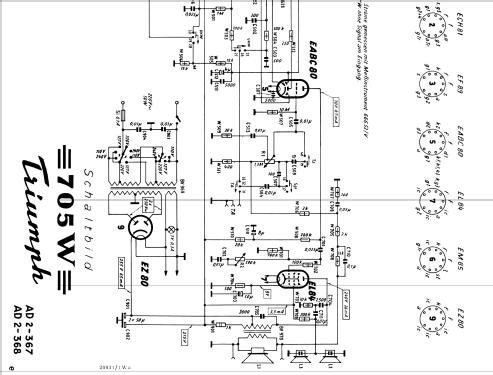 Triumph 705W; Körting-Radio; (ID = 1839058) Radio