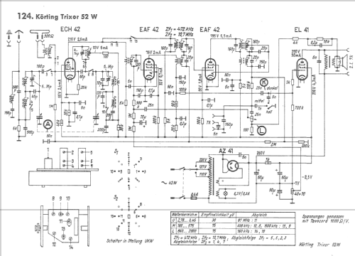 Trixor 52W; Körting-Radio; (ID = 601996) Radio