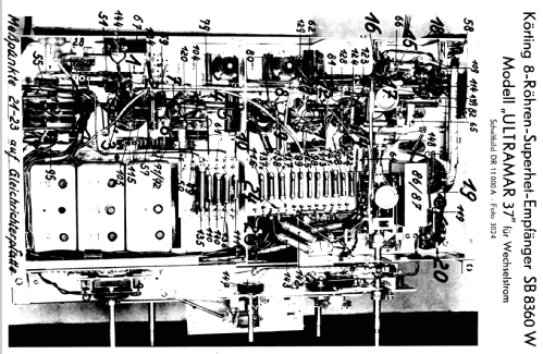 Ultramar 37 SB8360W; Körting-Radio; (ID = 73121) Radio