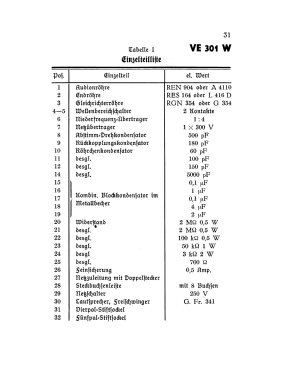 Volksempfänger VE301W; Körting-Radio; (ID = 3060254) Radio