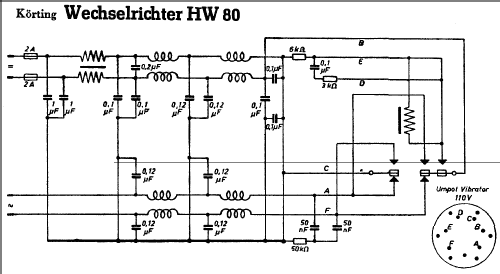 Wechselrichter HW80; Körting-Radio; (ID = 378633) Power-S