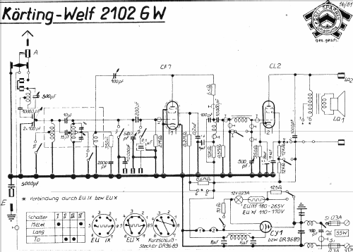 Welf R2102GW; Körting-Radio; (ID = 1069765) Radio