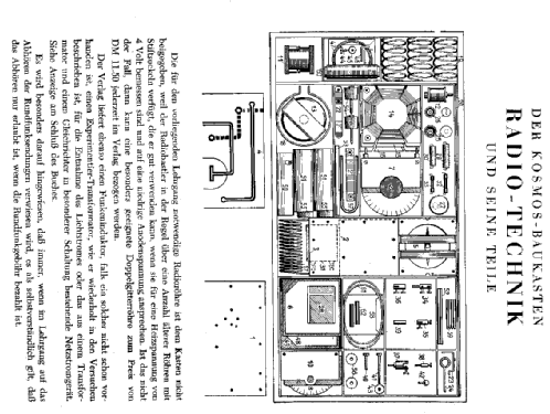 Baukasten Radio-Technik 5. Auflage; Kosmos, Franckh´sche (ID = 136825) Kit