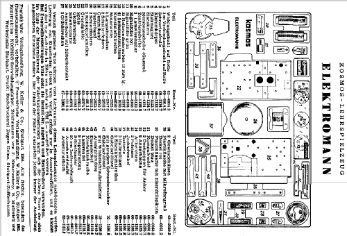 Elektromann 130 Versuche; Kosmos, Franckh´sche (ID = 1049713) Kit