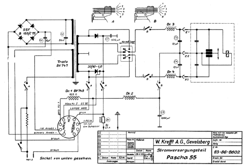 Pascha 55 83.86.8602; Krefft AG, W.; (ID = 232187) Radio