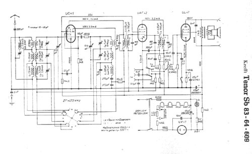 Tenor 83-64-609; Krefft AG, W.; (ID = 4840) Radio