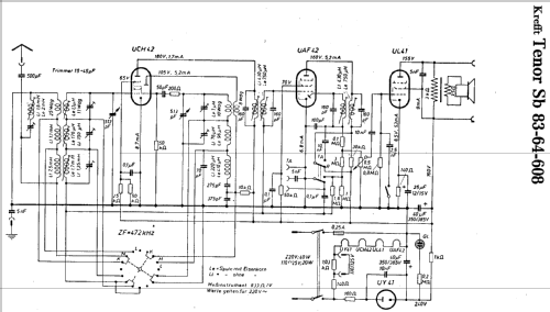 Tenor SB83-64-608; Krefft AG, W.; (ID = 652968) Radio