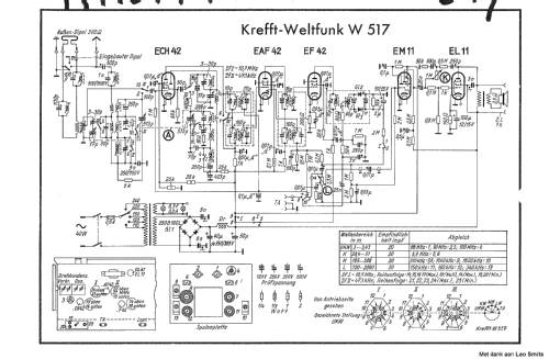 Weltfunk W517 83-67-5600; Krefft AG, W.; (ID = 302476) Radio