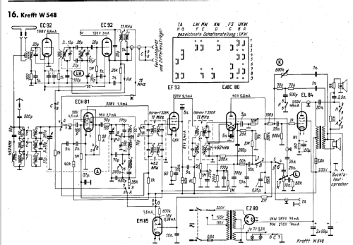 Weltfunk W548 83-68-5602; Krefft AG, W.; (ID = 106122) Radio