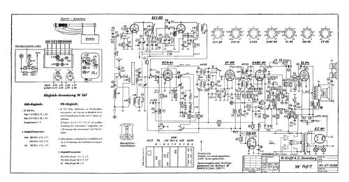 Weltfunk W567/3RK; Krefft AG, W.; (ID = 2463108) Radio