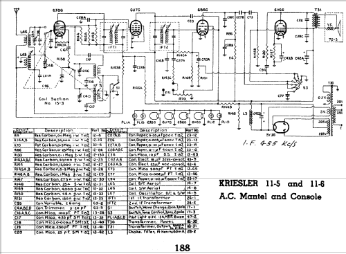 11-5A ; Kriesler Radio (ID = 802166) Radio