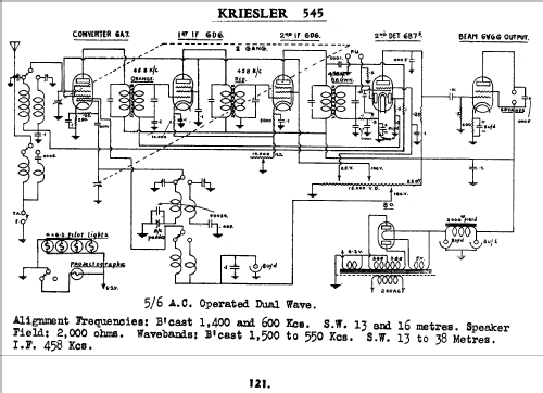 545; Kriesler Radio (ID = 713659) Radio