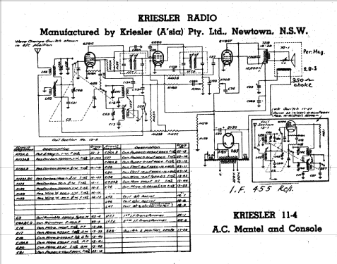 Beehive 11-4E Ch=11-4; Kriesler Radio (ID = 2420728) Radio