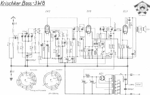 Boss 3W8; Krischker & Nehoda; (ID = 1069800) Radio