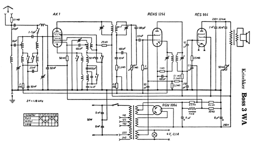 Boss 3WA; Krischker & Nehoda; (ID = 264807) Radio
