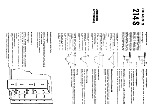 Silverfunk Fernsehchassis Ch= 214S; Kuba Kuba-Imperial, (ID = 2615884) Fernseh-E