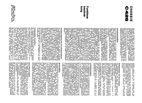 Farbfernsehempfänger Chassis Ch= C426; Kuba Kuba-Imperial, (ID = 1902376) Television