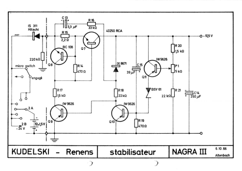 Nagra III B, BH; Kudelski SA; (ID = 2978460) Enrég.-R