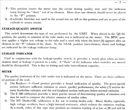 Tube Tester K-119; Kyoritsu Electrical (ID = 1212457) Equipment