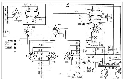 Vacuum Tube Voltmeter K-142; Kyoritsu Electrical (ID = 315311) Ausrüstung