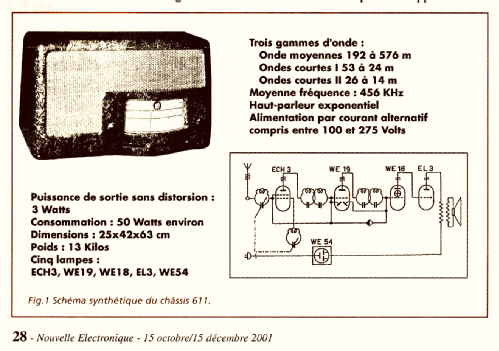 Marconi 1561 Ch= 611; La Voce del Padrone; (ID = 2812390) Radio